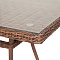 "Латте" плетеный стол из искусственного ротанга 140х80см, цвет коричневый